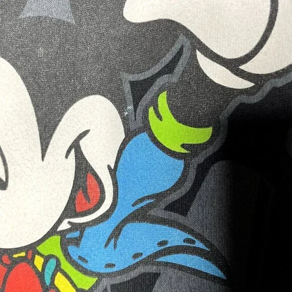 Vintage Mickey Unlimited Sweatshirt Retro Graphic Black Size Large/XL - Picture 3 of 7